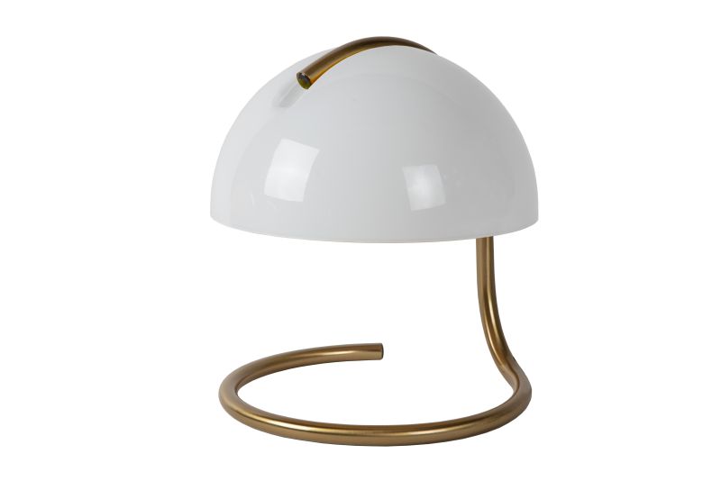 Lucide CATO - Stolná lampa - Ø 23,5 cm - 1xE27 - Biela